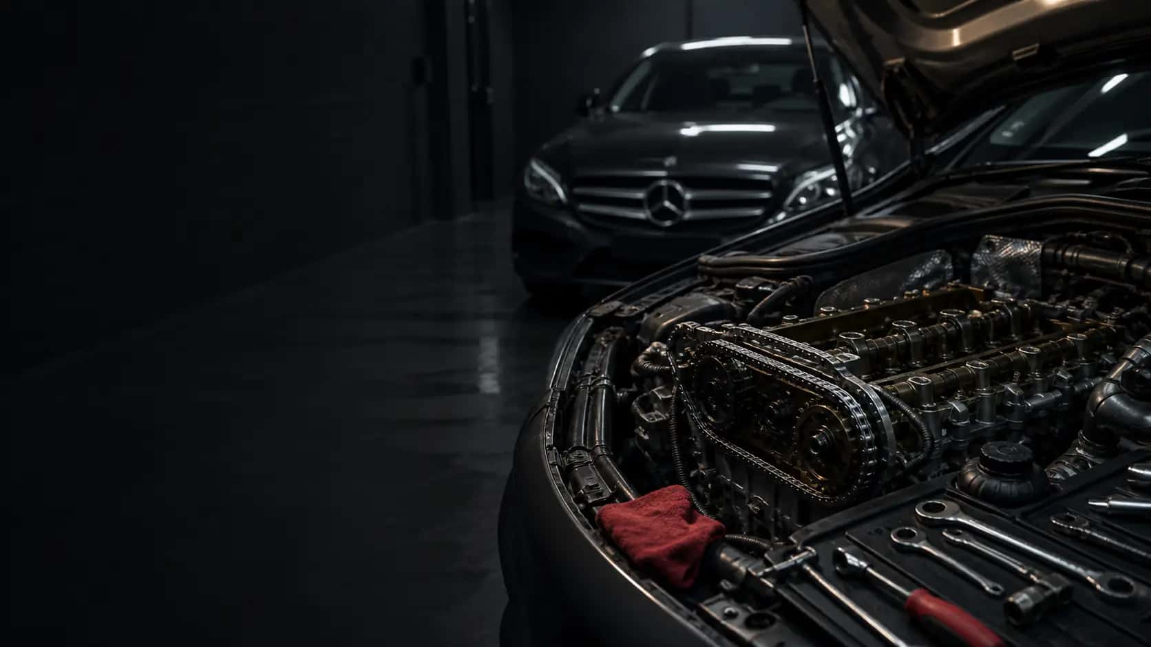 Ремонт двигателя Mercedes-Benz C-Class — Zimwerk