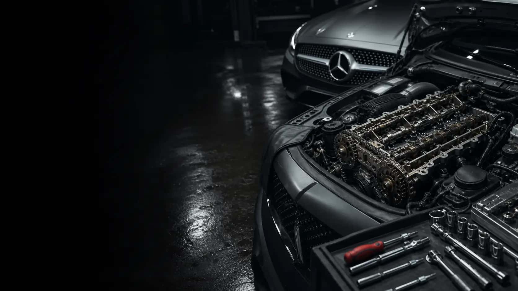 Ремонт двигателя Mercedes-Benz — Zimwerk на Рябиновой