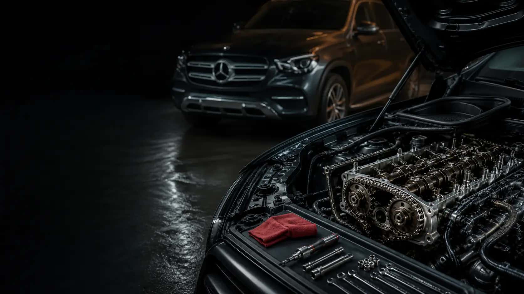 Ремонт двигателя Mercedes-Benz GLE — Zimwerk