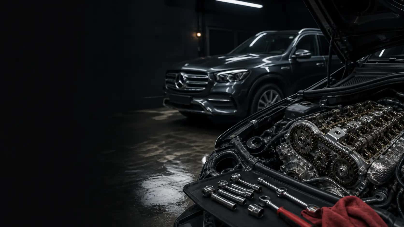 Ремонт двигателя Mercedes-Benz GLS — Zimwerk